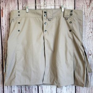 5.11 Tactical Duty Utility Kilt Khaki 38 Mens Pockets Work Cotton Blend Beige